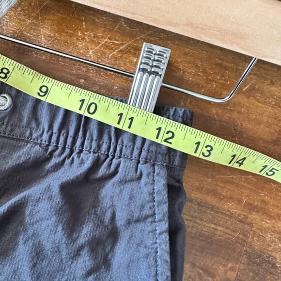 Vuori Ripstop Wideleg Charcoal Pants Size‎ XS Drawstring Waist - Picture 2 of 6